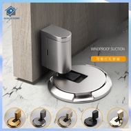 Punch-Free Door Suction Mechanical Push Pressure Windproof Household Bathroom Door Anti-Collision Do