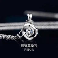 PT950 Platinum Necklace Women 18K White Gold Clavicle Chain Gold-Plated Long Short Thin Necklace Jew