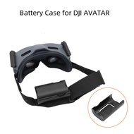 Battery Holder Mount Back Clip for DJI AVATA FPV Fixing Bracket Portable Plastic Battery Holder for Goggles V2 Drone Accessory