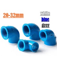 5Pcs PVC Pipe Joint Fitting Elbow Connector 20mm 25mm 32mm inner screw elbow water pipe joint Diy Aquarium piping supplies