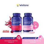 WELLANE Set Aura Skin l Astaxanthin 6 mg x  Lumené Gluta 800 mg