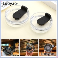 LUOYAO1 Bottle Cover, Plastic 20oz/30oz Cup Cap, Black Without Straw Splash Spill Proof Universal Se