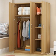 HY-D Open Wardrobe Household Bedroom Simple Rental Room Economical Solid Wood Storage Children Simple Cabinet ENHQ