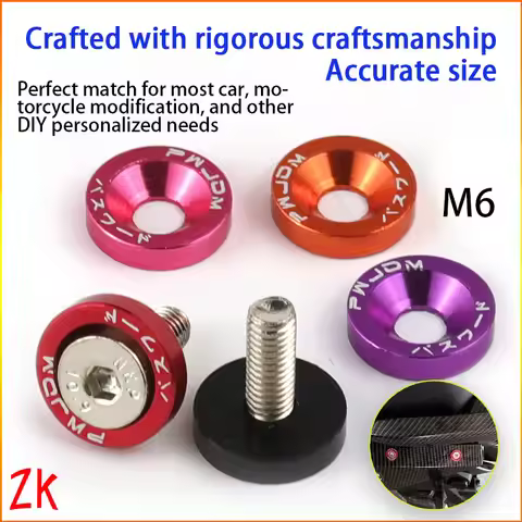 Car Motorcycle Modification Colored Screw Washer DIY Personalized Screw Washers Fasteners Concave Sc