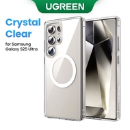 【Magnetic Case】UGREEN Magnetic Clear Shockproof Crystal Transparent Protective Soft Phone Case Compa