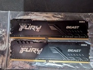 Kingston Fury Beast Black DDR4-3200 16GB*2 CL16 (KF432C16BBK2/32)