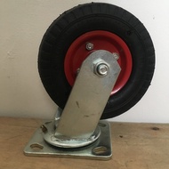 PNEUMATIC TROLLEY WHEELS 6 INCH AIR WHEELS ON