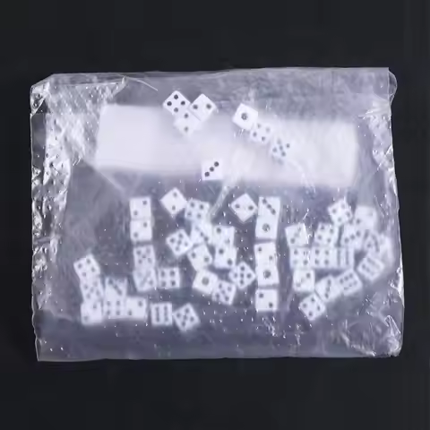 D6 5mm Mini Dice Acrylic 6 Sided 5mm Dice Plastic Cubes Micro Dice Table Games