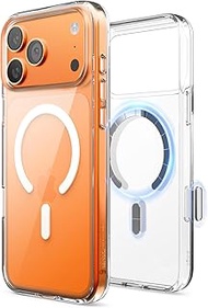 elago for iPhone 17 Pro Max Case, Magnetic Hybrid Transparent Slim Case, Compatible with MagSafe, PC