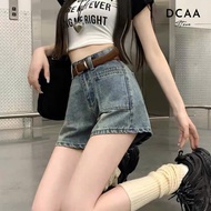 [DEAL OPEN FOR SALE]DCAA High Waist Denim Shorts with Front Pockets for Women High Quality Fashion S