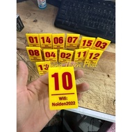 Desk number, car card, room card, beautiful luxury mica room number number 4*6cm, 6*8cm