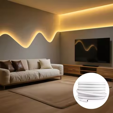 Good Quality COB LED Strip Neon Light 9MM 24V Super Bright No Dark Area Wall Lamp Waterproof,for Ind