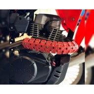 Exhaust neck pipe protector klx crf wr 155 ktm cross trail / exhaust protector klx crf wr 155 ktm