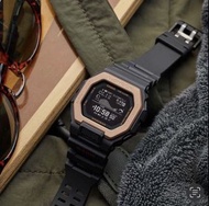 消費券特選 G-Lide GBX-100NS-4 黑色玫瑰金圈。滑浪衝浪款式。多元功能 smart watch。限時特價 CASIO G-SHOCK 正品正貨有保養。