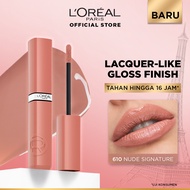 [BARU] LOreal Paris Infallible Laque Resistance - Lip Cream Glossy Pigmented Nyaman Lipstik Transfer