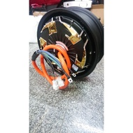 PROMO- DINAMO BLDC QS MOTOR 5000W R12 INCH EBIKE MOTOR LISTRIK