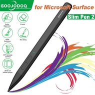 GOOJODOQ 2024 ดินสอปากกาใหม่สำหรับ Microsoft Surface Slim Pen 2 พร้อมระบบปฏิเสธการสัมผัสของมือ Stylus Pen ปาล์มรีเจ็คชันกราไฟต์ Nib Stylus