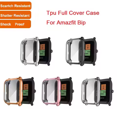 Tpu Case For Huami Amazfit Bip U Bip Lite Full Protective Shell For Amazfit Bip 3 Pro Cover Bumper F