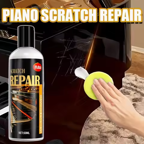 Grand Piano Scratch Repair Cream - Smooth Finish Restoration Paste for Musical Instruments and Car P