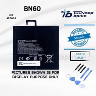 Thunder Drive Compatible For MI PAD 4 Battery BN60 Black Accessories