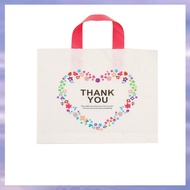 (JMTI) 50 Pcs Thank You Plastic Merchandise Shopping Bags BagsRetail BagsGift Bags Party Supply(33X2
