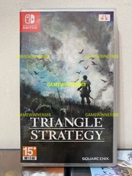 《居家抗疫必備》（中古二手）Switch NS遊戲 三角戰略 Triangle Strategy 港版中英日文版