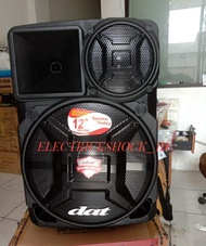 Speaker Portable DAT 12 inch DT 123 original Garansi bluetooth Terbaik