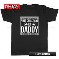T-Shirt 'Krismas Pertama Sebagai Ayah' Promosi Lelaki Hadiah T-Shirt Ayah Xmas Papa Menampilkan T-Sh