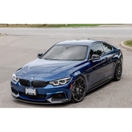 1 f32 m performance front lip diffuser side lip diffuser add on for bmw f32 4 series gloss black mat