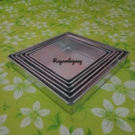 SQUARE PANS SQUARE PANS 4CM HEIGHT