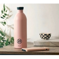 [Italy 24Bottles] Lightweight Cold Water Bottle 1,000ml-Dry Rose