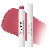 bayfree Tinted Lip Balm Plumper, Glossy, Pump Lips, Lightweight, Moisturize & Tint with Jojoba Seed 