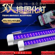 UV固化燈LED紫外線固化燈365NM光源uv膠固化紫光燈雙排紫外燈管[優品]