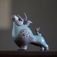 全城热卖 - 牛转乾坤哥窑陶瓷牛摆件家居客厅玄关办公室桌面牛气冲天摆设