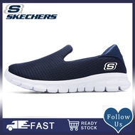 Skechers สเก็ตเชอร์ส รองเท้าผู้หญิง Women Slip-Ins Shoes - 123908-BKW Air-Cooled Memory Foam - Skech