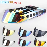 Helmet Visor for AGV K1 K3SV K5 Motorcycle Helmet Glasses Motorbike Helmets Discoloration Lens Nigh