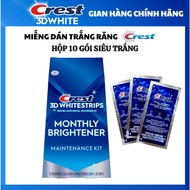 Box of 10 Packs of Crest Super White 1 Hour Teeth Whitening Strips Crest Whitening Strips Crest 3D W