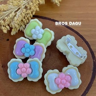 Ribbon Motif Brooch - Korean Chest Brooch - Hijab Accessories - Additional Accessories - Blazer Broo