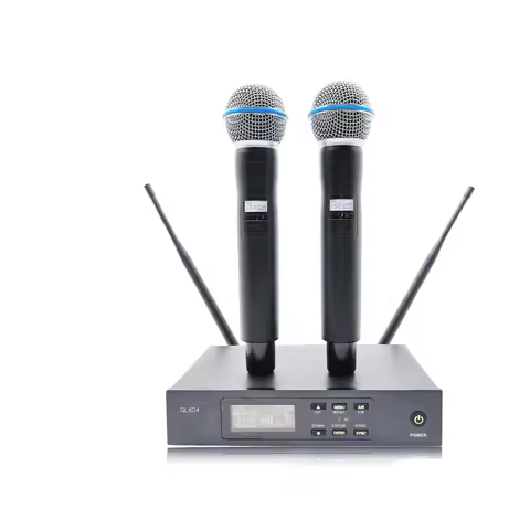 Advanced QLXD Receiver 2 Beta58 Audio Wireless Microphone System 2 x Beta58a Handheld