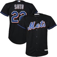 Juan Soto New York Mets Kids Youth 8-20 Black Alternate Player Jersey