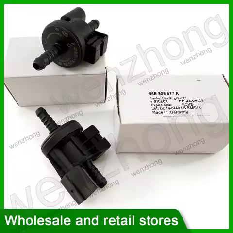 2pcs 06E906517A 06E 906 517 A Car Solenoid Valve Fuel For Vapor Canister Purge For A3 A4 A6 Q7 A8 Je