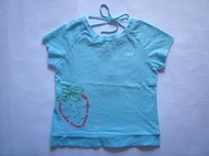 義大利品牌［FILA kids］女童運動風短袖棉T(編號0252) ~130CM