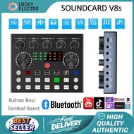 Soundcard V8s Sound card V8s Live MIXER V8 Bluetooth Audio USB External soundcard Broadcast