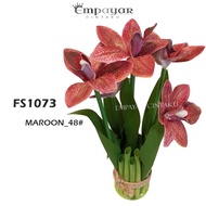 1 BUNDLE - PREMIUM 5 HEAD ORCHID/LATEX 3D ORCHID/ORKID VIRAL/ARTIFICIAL ORCHID/仿真兰花/白玉兰/百香兰/小惠兰/3D打印