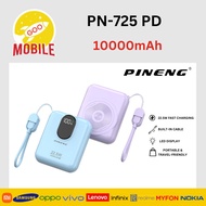Pineng PN-725PD [10000mAh] 22.5W Fast Charging Magnetic Wireless Powerbank w/ Detachable Cable