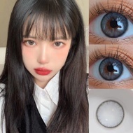 2pcs soft color contact lens yearly use diameter14.2MM  power 0-8 degrees