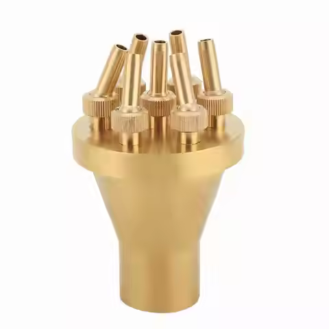 FNPT 1" DN25 2 Tier Center Straight Fountain Nozzle Garden Pond Spray Tool Pond Fountain Nozzle Gard
