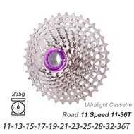 ZTTO Ultralight Road Bike Cassette 11 Speed SLR2 Cassette 11S 11-28T 11-36T Freewheel 11-32/34T 11V 