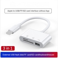 ZUZG 3 in 1 USB Camera Adapter USB 3.0 OTG Cable adapter with USB Power Interface Data Sync Charge C