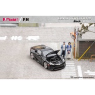 FOCAL HORIZON 1/64 LEXUS LFA BLACK WHITE READY STOCK OPENABLE HOOD